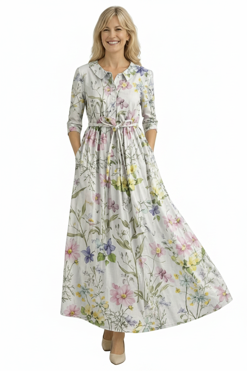 Eryzelle | Elegantes Kleid für den frühen Frühling