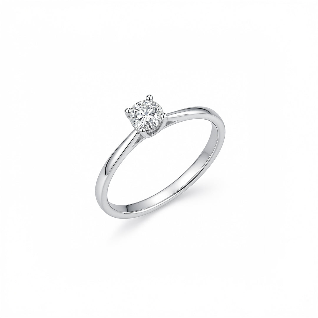 ANILLO VALENTINA ROCHE SOLITARIO DORADO CON CIRCONITA