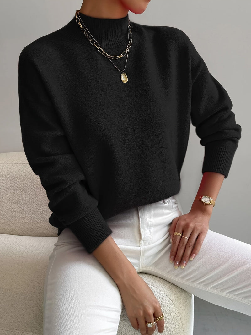 Jorun – Jersey cómodo con cuello alto