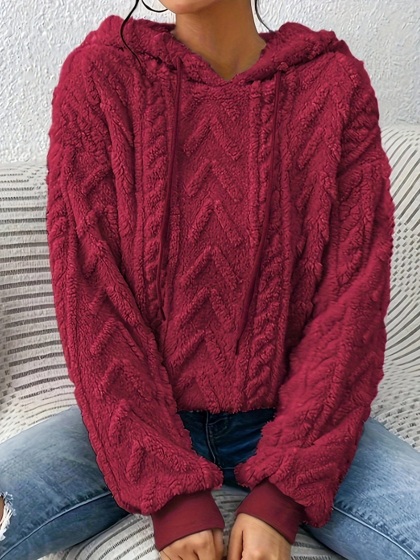 Andrine – Chaqueta con capucha de manga larga