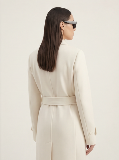 ABRIGO IVORY PREMIUM ELEGANCIA ATEMPORAL