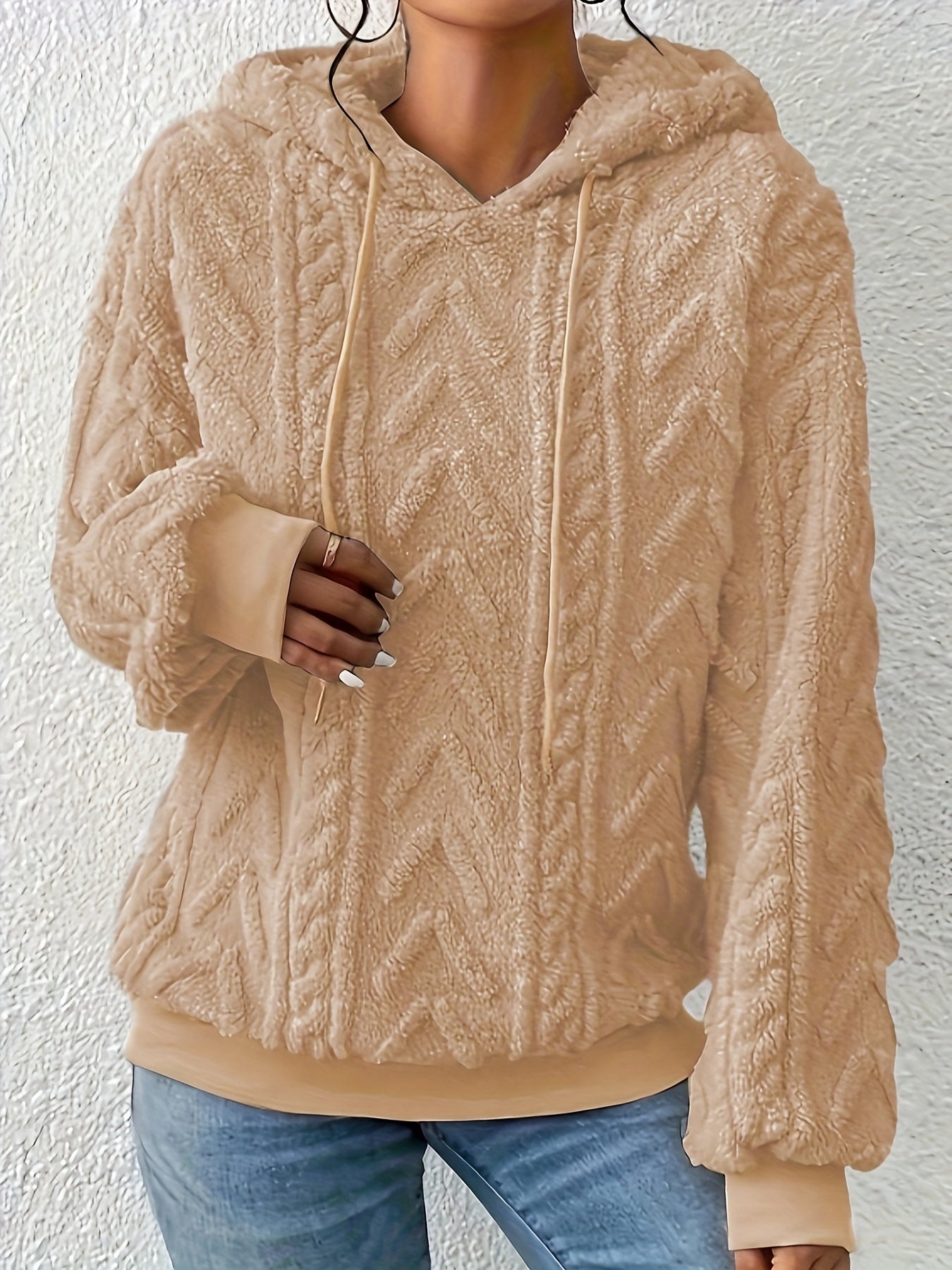 Andrine – Chaqueta con capucha de manga larga