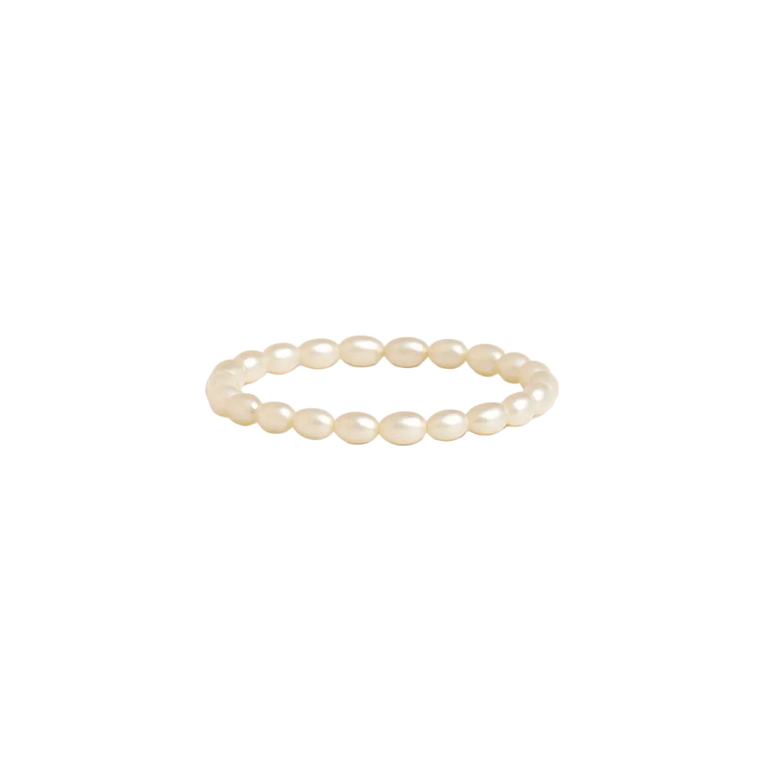 ANILLO VALENTINA ROCHE ARO DE PERLAS BLANCAS