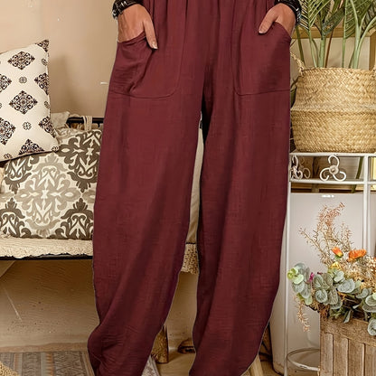 Louis- Pantalón de lino mujer