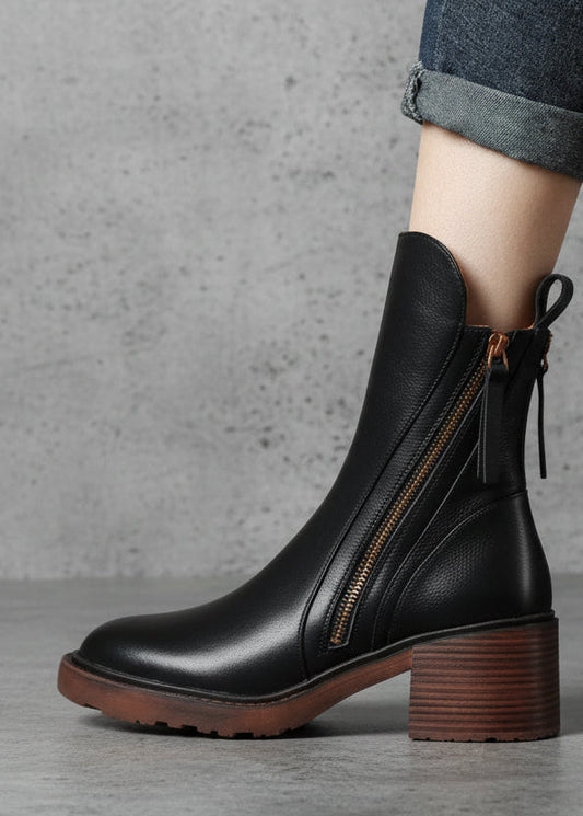 BOTÍN VALENTINA ROCHE NEGRO URBANO BLOQUE