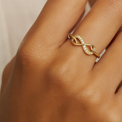 ANILLO VALENTINA ROCHE INFINITO CON CIRCONITAS