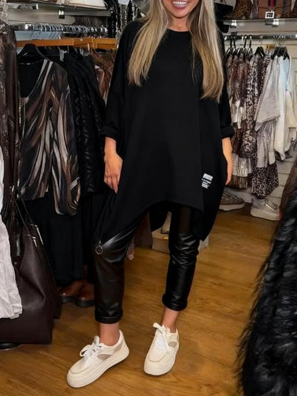 Aldona – Asymmetrisches Oberteil Und Schlichte Hose