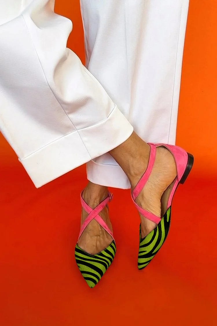 BAILARINAS ESTILO CEBRA ELEGANTE