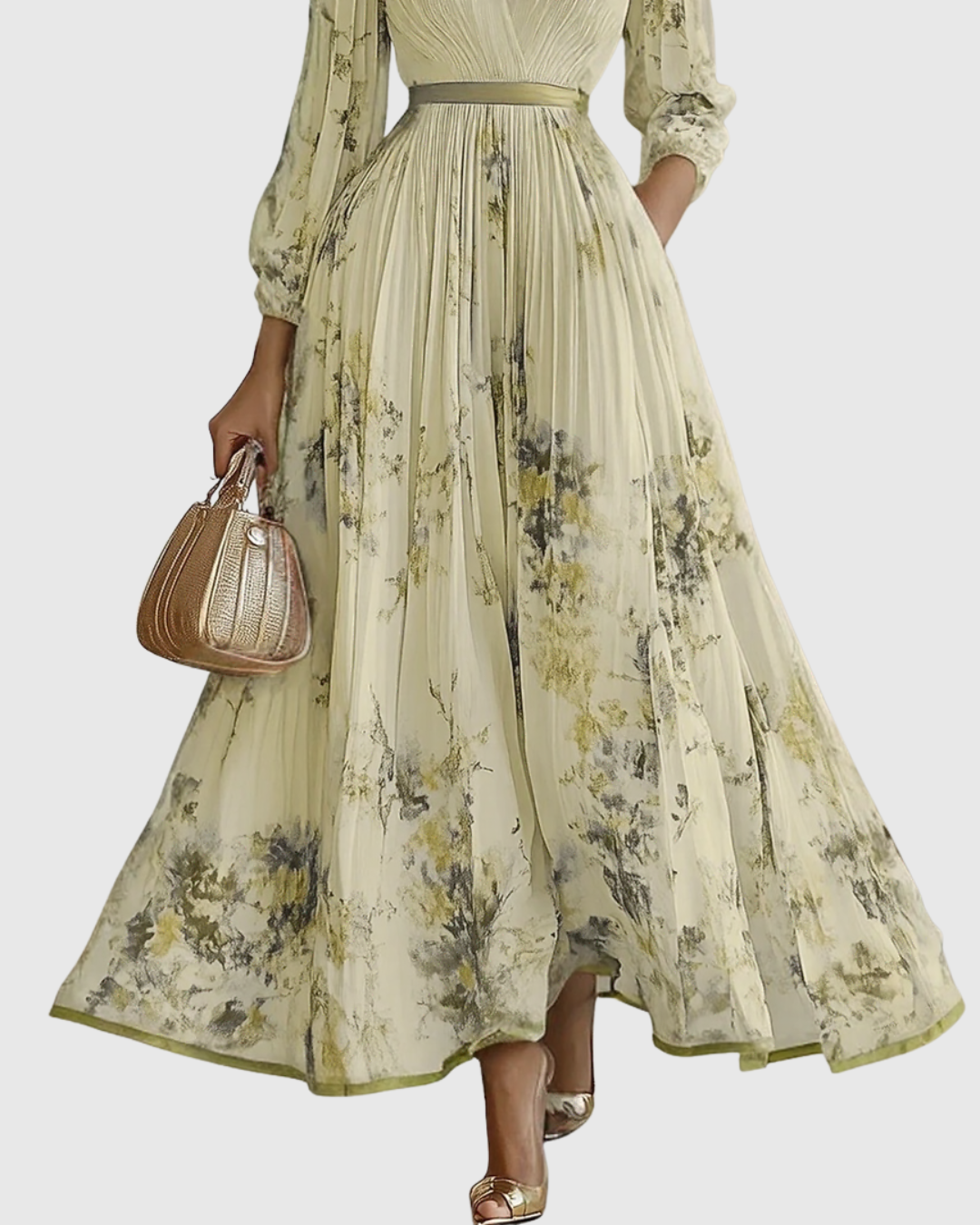 Rowella | Elegantes Maxikleid mit Falten