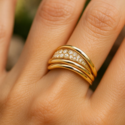 ANILLO VALENTINA ROCHE MULTIBANDA CON CIRCONITAS