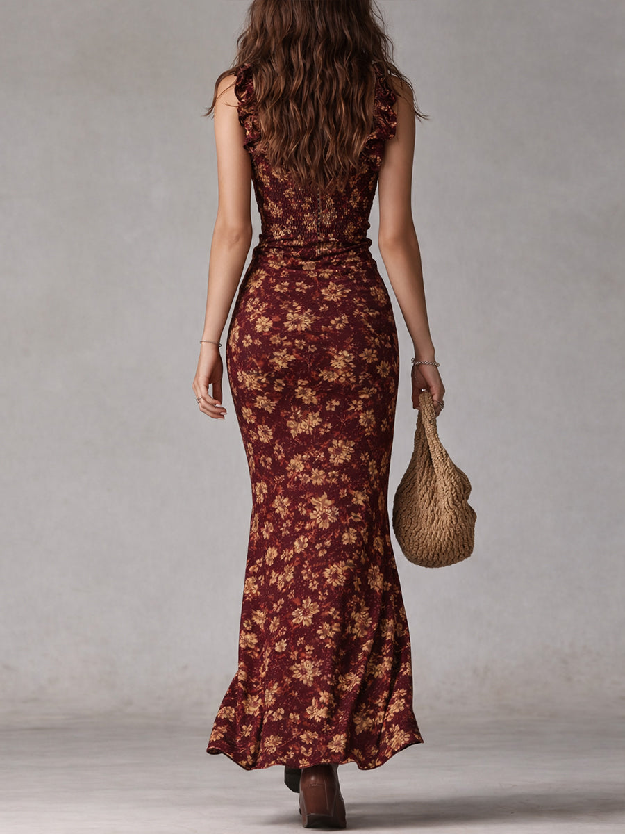 Ellen | Boho Retro Maxikleid