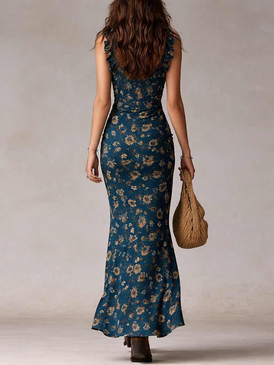 Ellen | Boho Retro Maxikleid