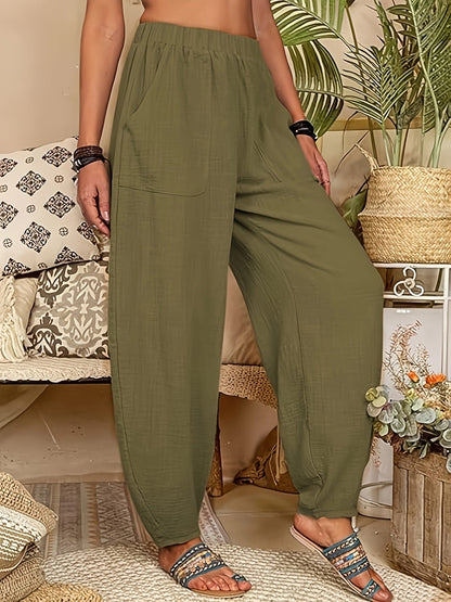 Louis- Pantalón de lino mujer