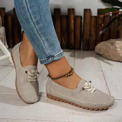 MOCASINES CASUALES DE ANTELINA CON CORDONES Y SUELA FLEXIBLE