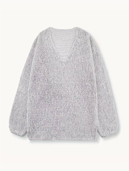 Lital – Suéter suave y elegante con escote en V