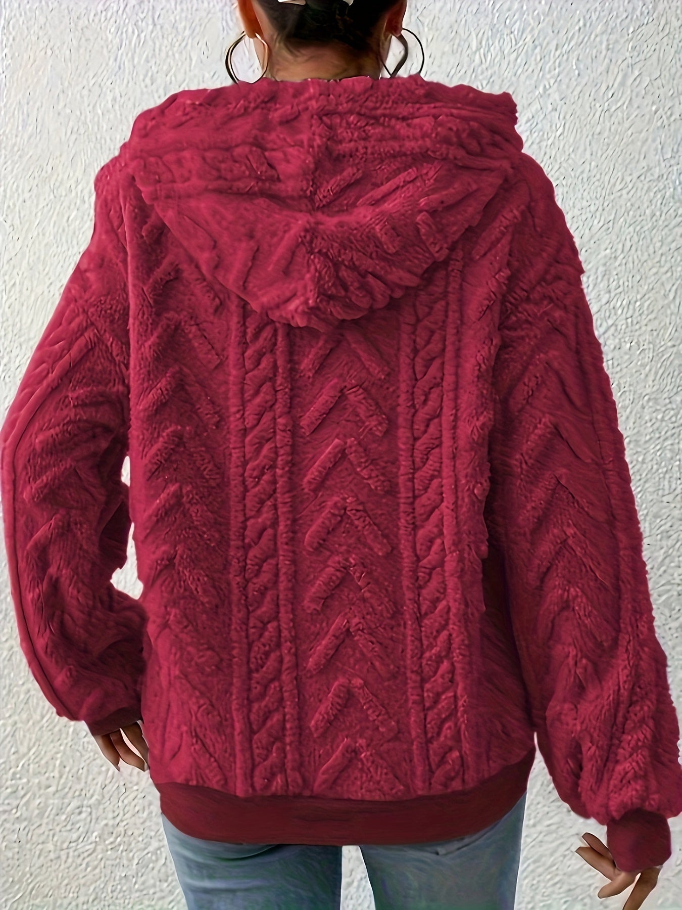 Andrine – Chaqueta con capucha de manga larga