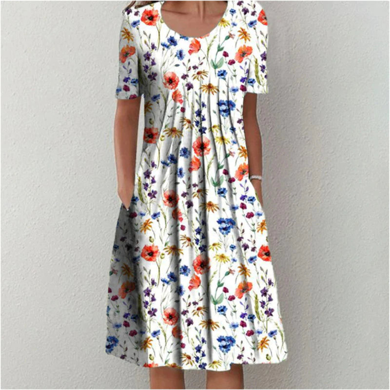 Marianne |  Vestido de algodón que cubre el estómago
