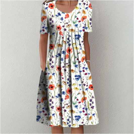 Marianne |  Vestido de algodón que cubre el estómago
