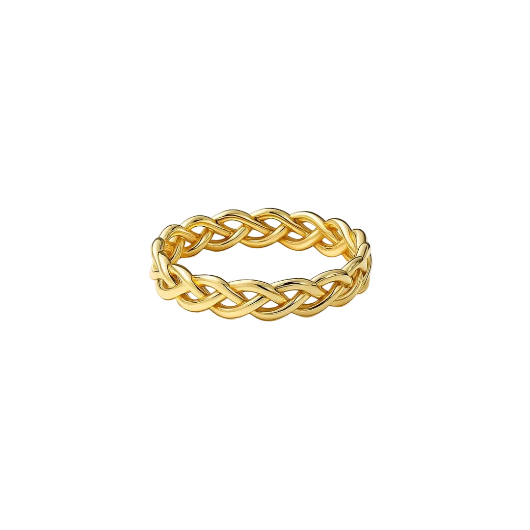 ANILLO VALENTINA ROCHE DORADO TIPO CADENA