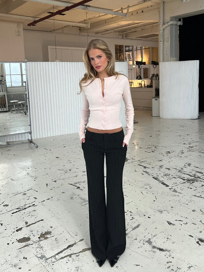 Pantalones Livia - a rayas negras