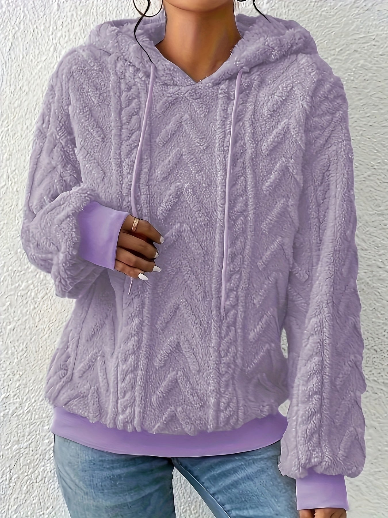 Andrine – Chaqueta con capucha de manga larga