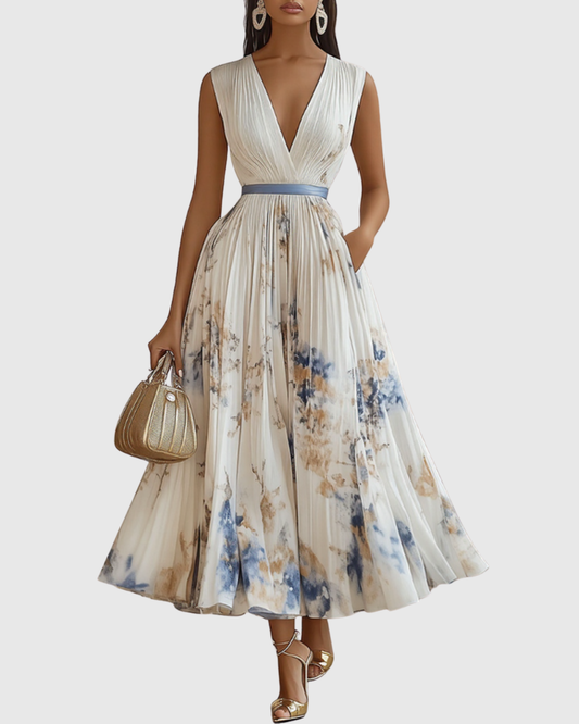 Rowella | Elegantes Maxikleid mit Falten