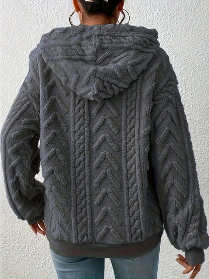 Andrine – Chaqueta con capucha de manga larga