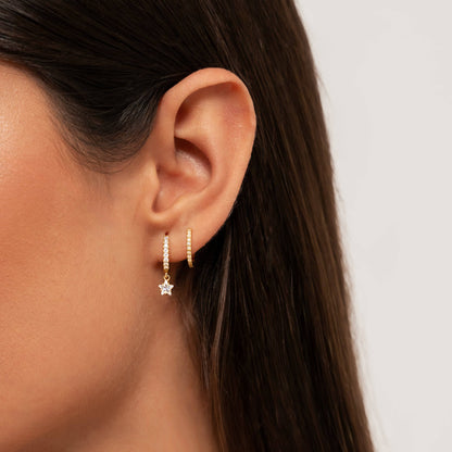 PENDIENTES VALENTINA ROCHE ARO DORADO CON CIRCONITAS