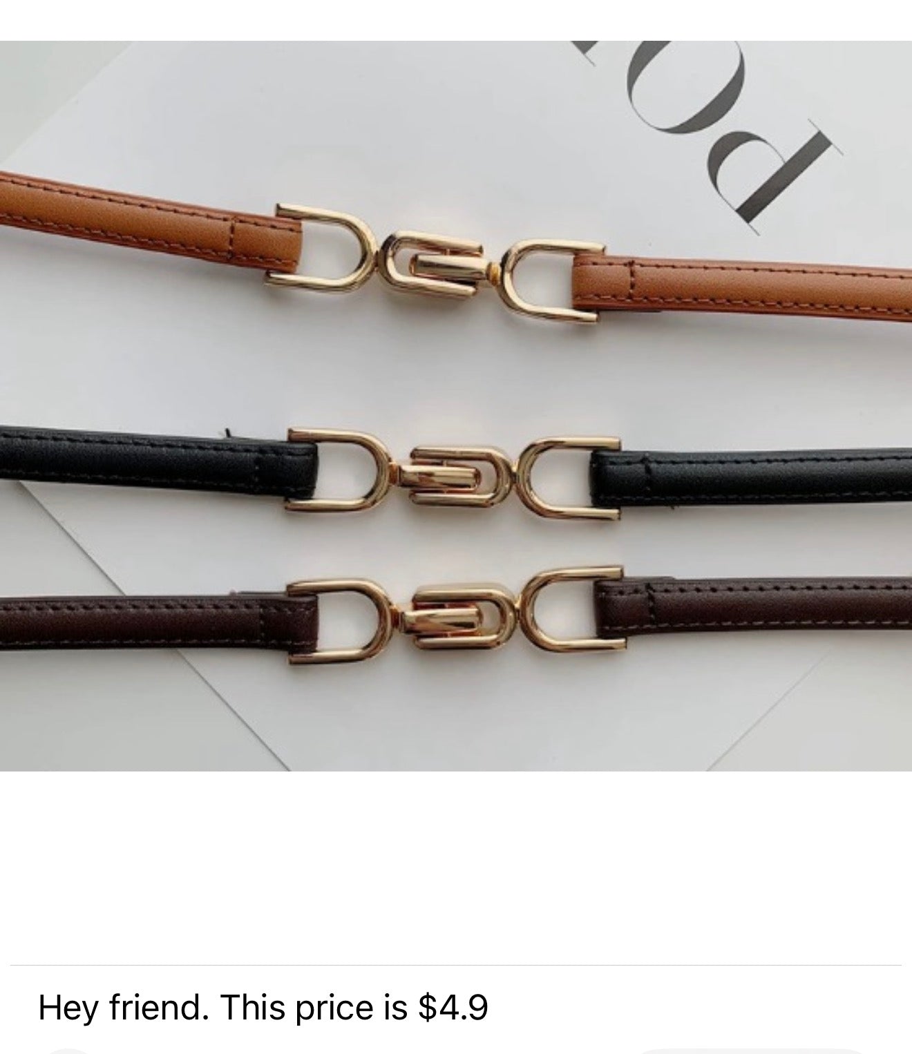 Cinturón premium style