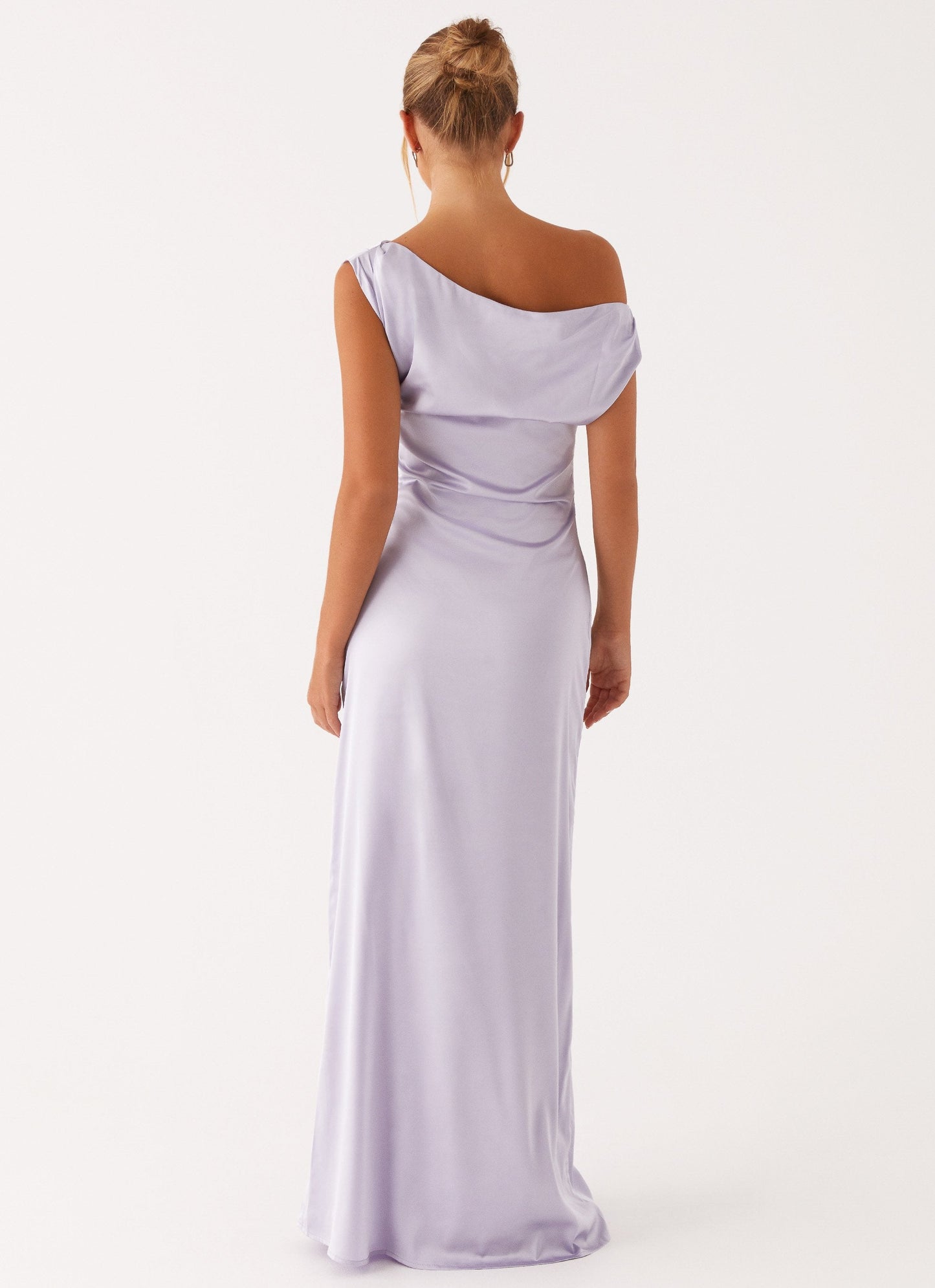 VESTIDO LARGO ELEGANTE ESCOTE BARCO