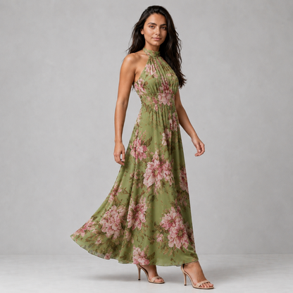 Sofie| Elegante vestido de verano con estampado floral