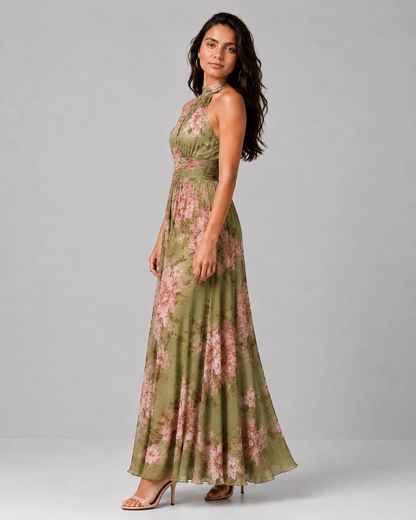 Sofie| Elegante vestido de verano con estampado floral