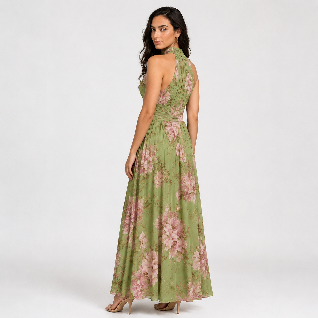 Sofie| Elegante vestido de verano con estampado floral