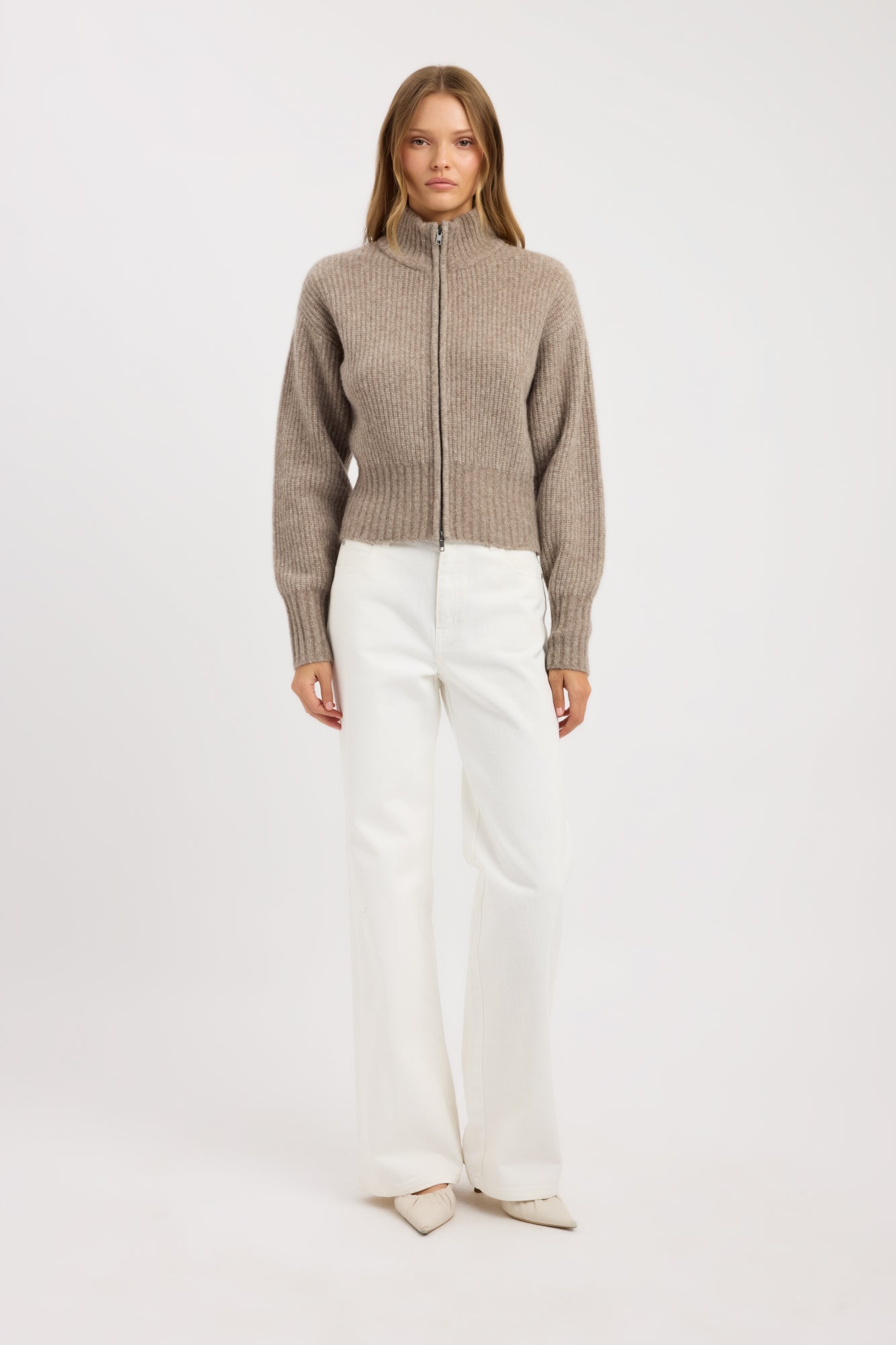Irina Zip Cardigan