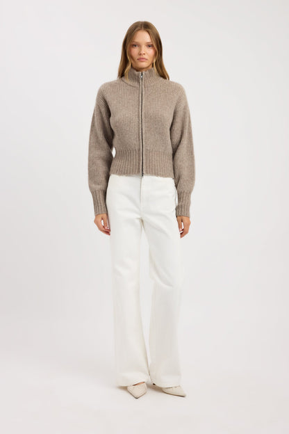Irina Zip Cardigan