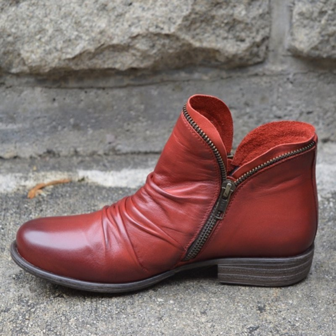 BOTÍN VALENTINA ROCHE CHROMA ZIP ANKLE