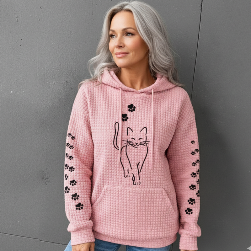 Deidre | Sudadera de Punto con Capucha Cálida y Cómoda