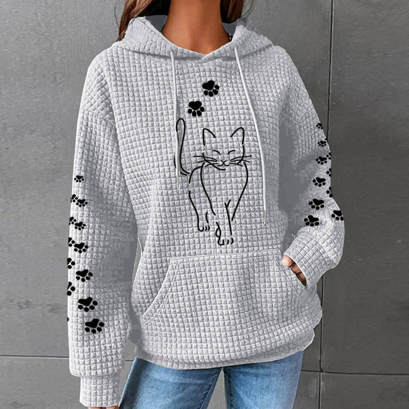 Deidre | Sudadera de Punto con Capucha Cálida y Cómoda