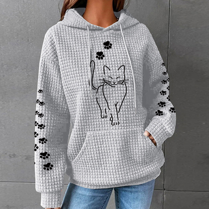 Deidre | Sudadera de Punto con Capucha Cálida y Cómoda