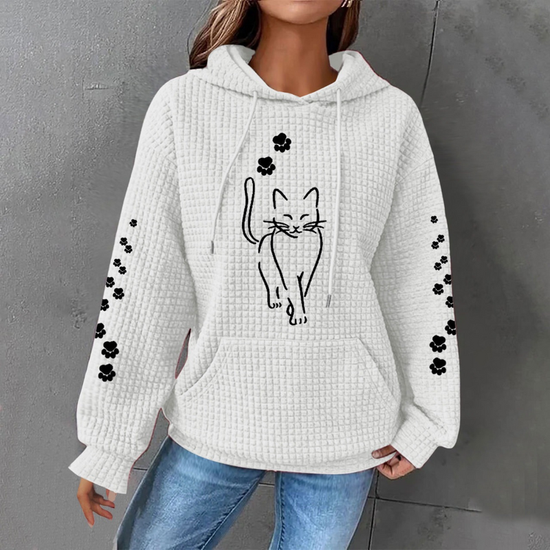 Deidre | Sudadera de Punto con Capucha Cálida y Cómoda