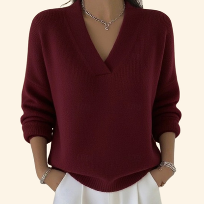 Taleena| Suéter con escote elegante