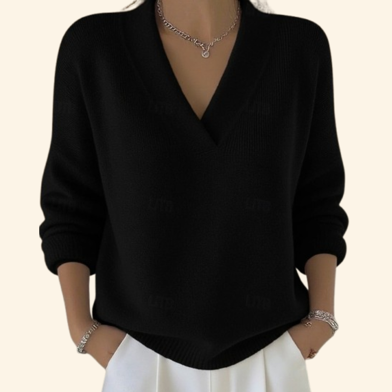 Taleena| Suéter con escote elegante