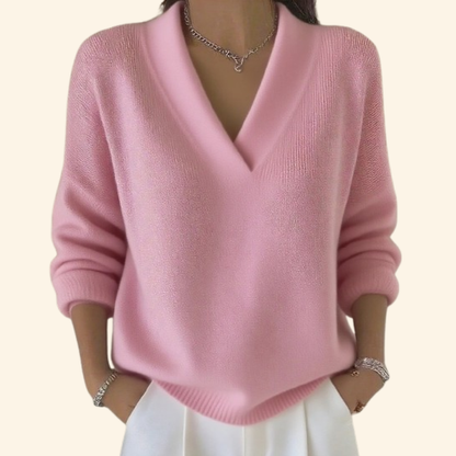 Taleena| Suéter con escote elegante