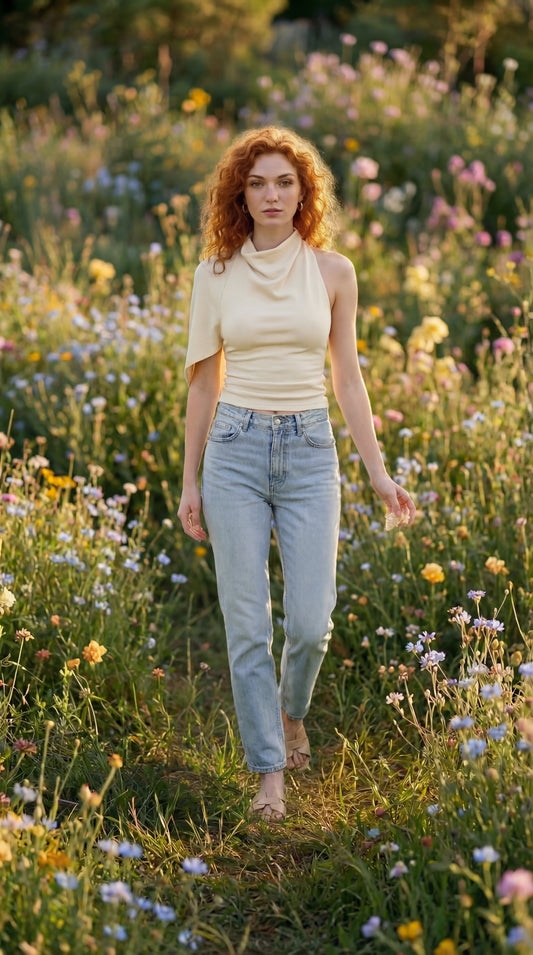 Top con cuello vuelto Izia