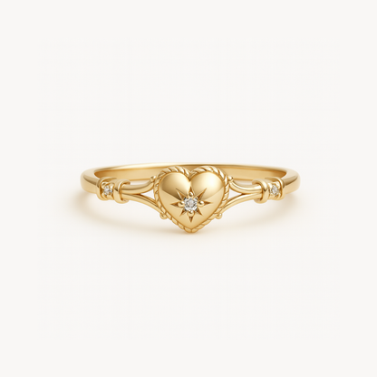 ANILLO VALENTINA ROCHE CORAZÓN CON CIRCONITA