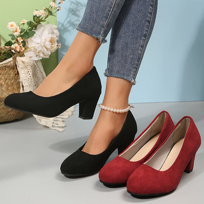 ZAPATOS DE TACÓN MEDIO CLÁSICOS Y CÓMODOS