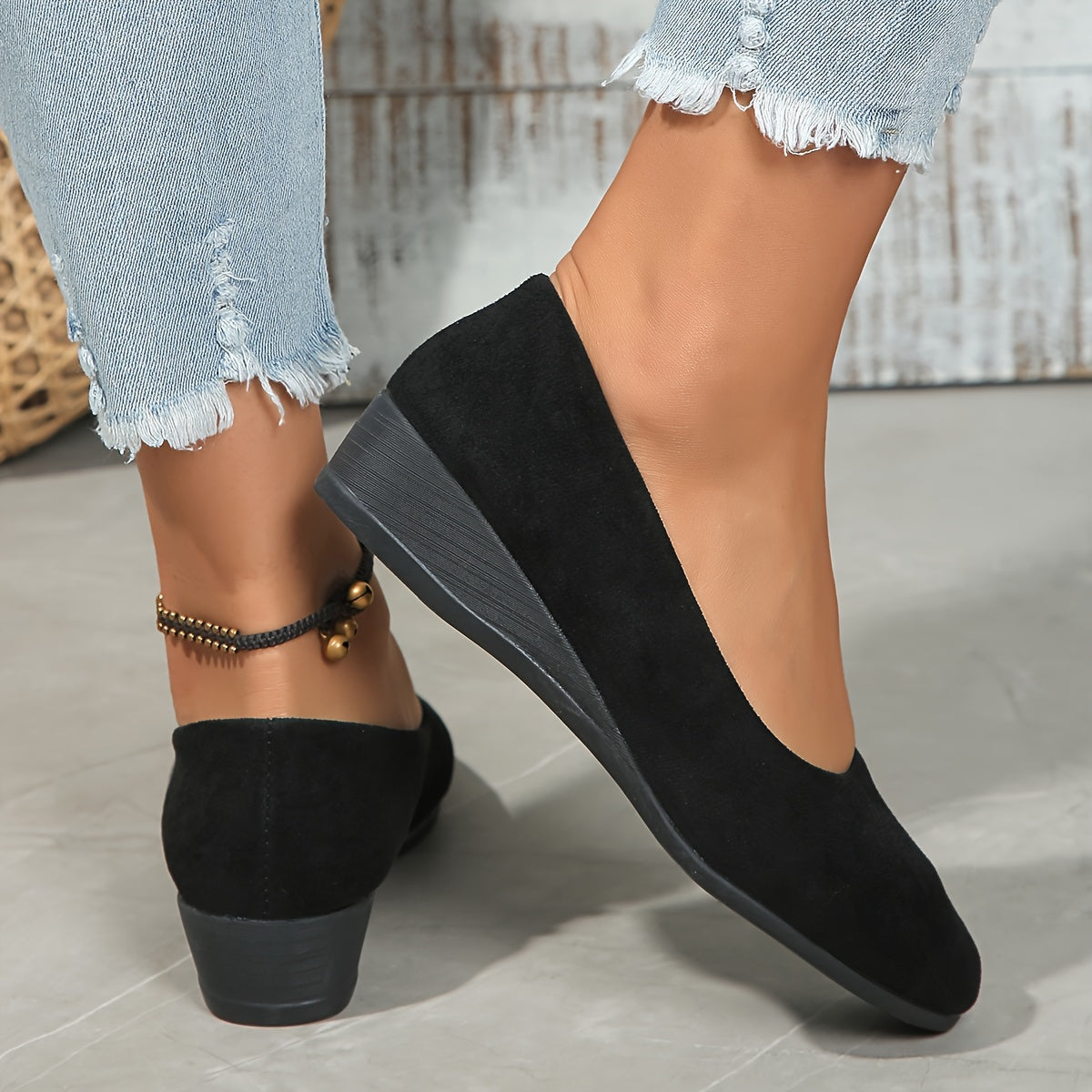 BAILARINA VALENTINA ROCHE NEGRO CONFORT ESSENTIAL