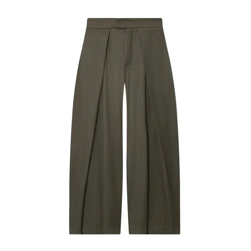 PANTALÓN FLUIDO DE TIRO ALTO ELEGANCIA RELAJADA