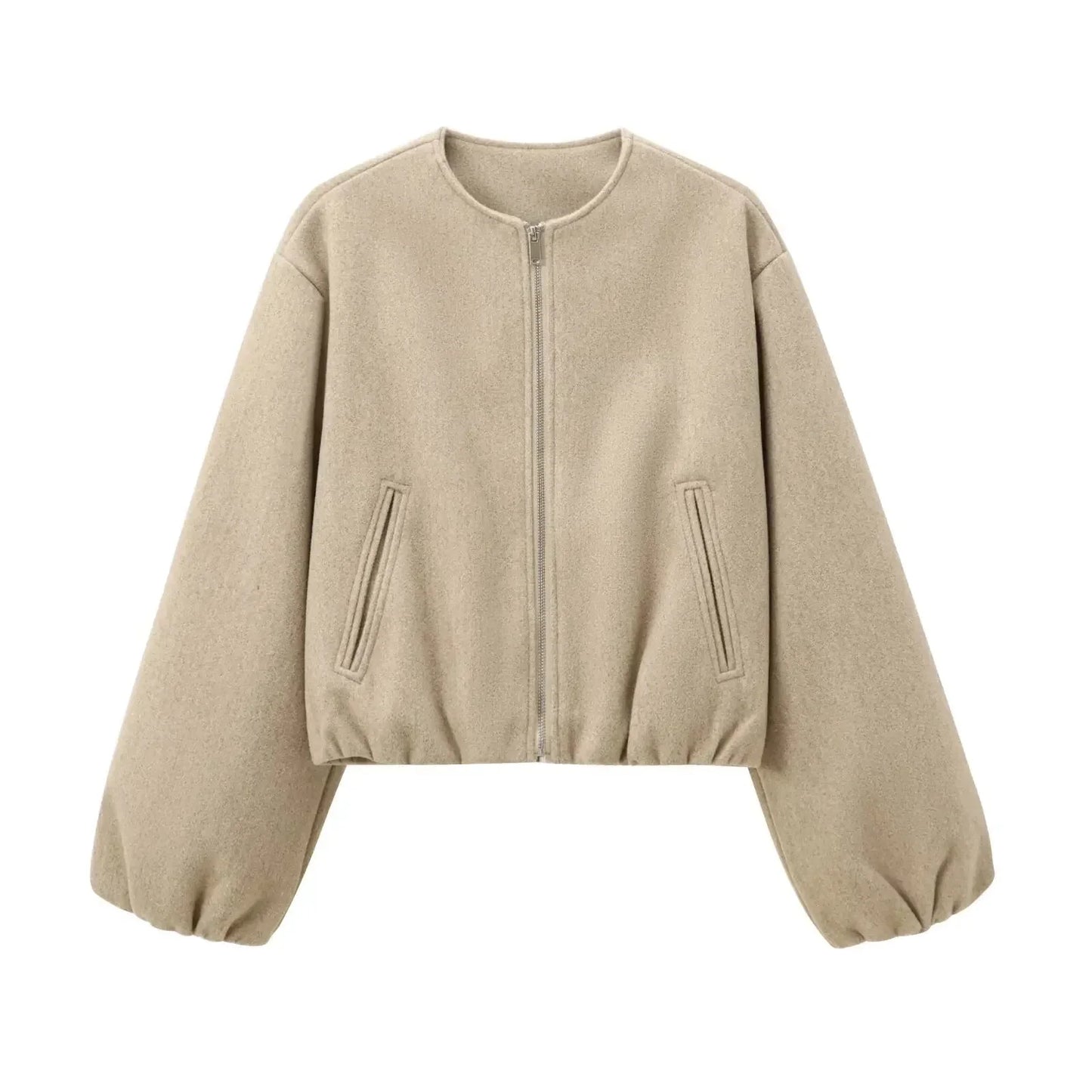 CHAQUETA BOMBER PREMIUM MINIMALISTA Y ESTRUCTURADA