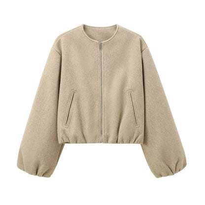CHAQUETA BOMBER PREMIUM MINIMALISTA Y ESTRUCTURADA